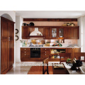 Высококачественный стандартный светло-коричневый цветной деревянный кухонный шкаф